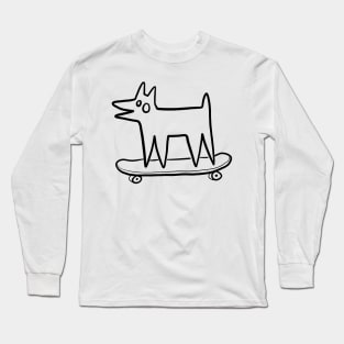 skate dog Long Sleeve T-Shirt